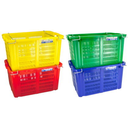 Container Lubang 2209LB Green Leaf (69,8 x 49,6 x 38,5 cm)