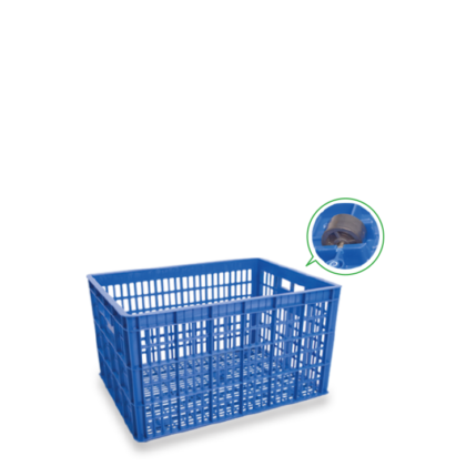 Container Lubang Roda 2223L Green Leaf (80 x 60 x 46 cm)