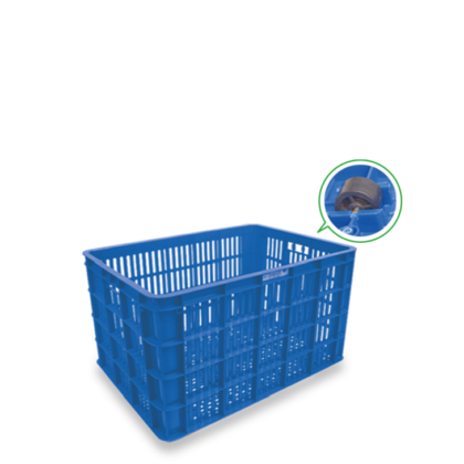 Container Lubang Roda 2233LR Green Leaf (67,7 x 49 x 43,3 cm)