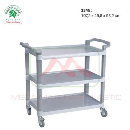 Trolley roda resto cafe susun 3 1345 Primo Green Leaf